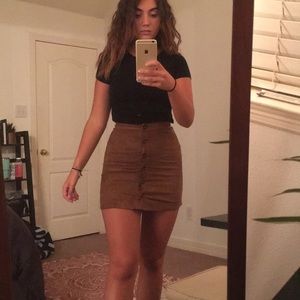 Suede Skirt!